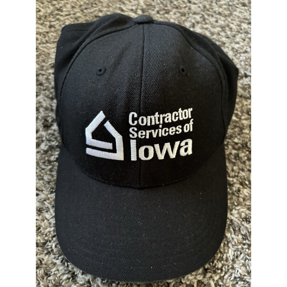 Black Cap America Yuppong SnapBack‎ Baseball Hat Contractor Services Iowa